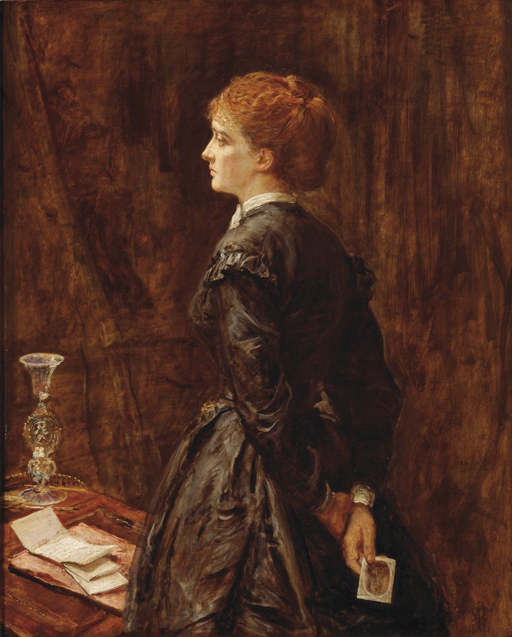 Igen vagy nem? alkotó: John Everett Millais