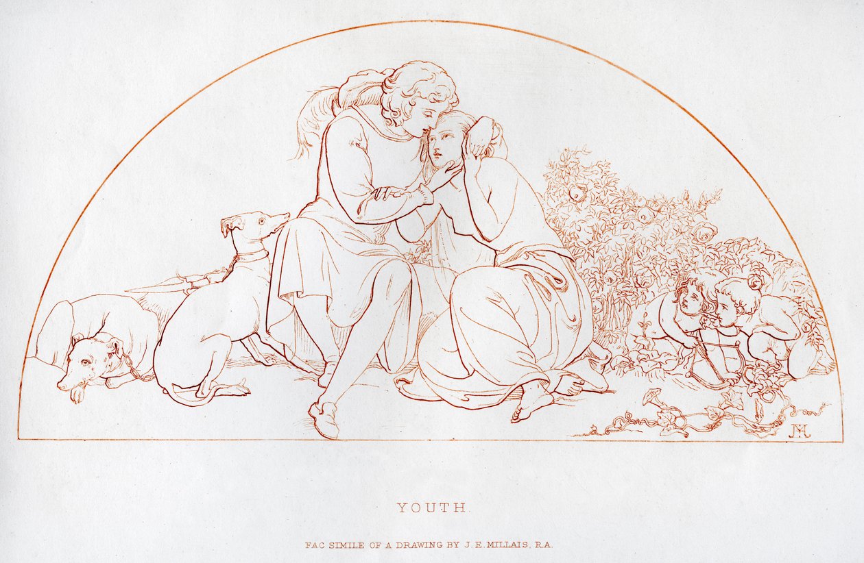 Ifjúság, 19. század. alkotó: John Everett Millais