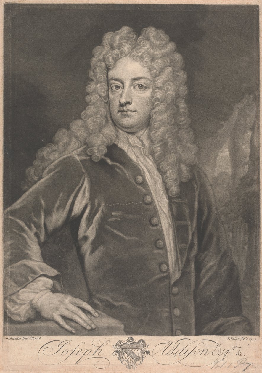 Joseph Addison Esq. alkotó: John Faber the younger