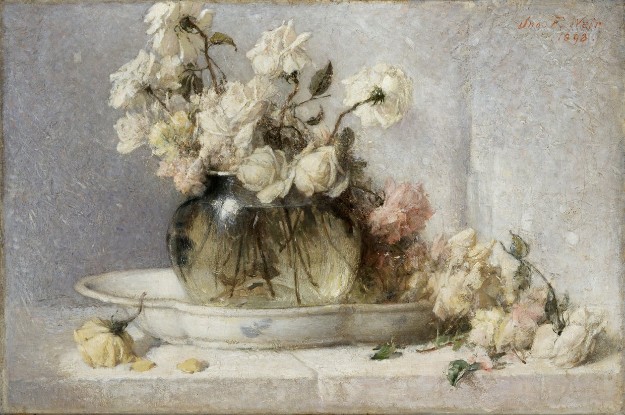 Rózsák, 1898. alkotó: John Ferguson Weir