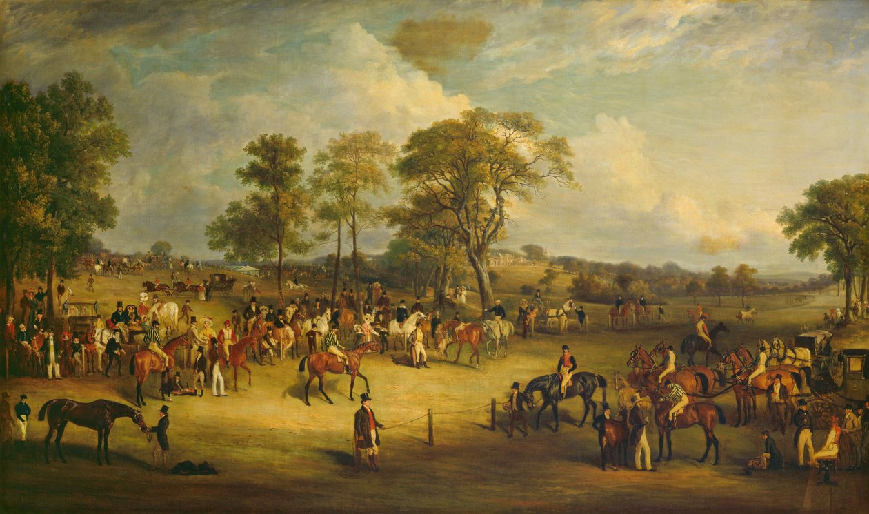 Heaton Park Races, 1829. alkotó: John Ferneley