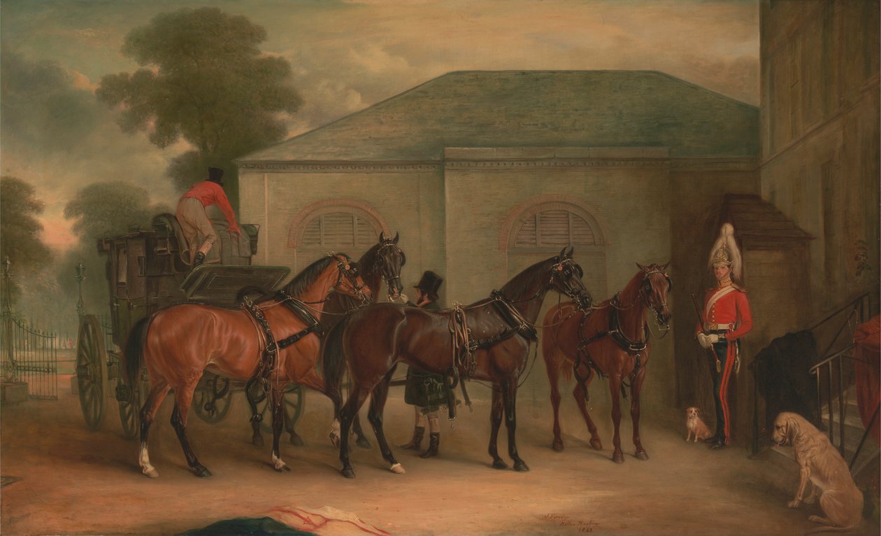 Sir Watkin Williams Wynn húzása alkotó: John Ferneley