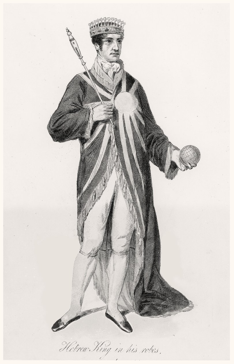 Egy héber király a köntösében alkotó: John Finlayson