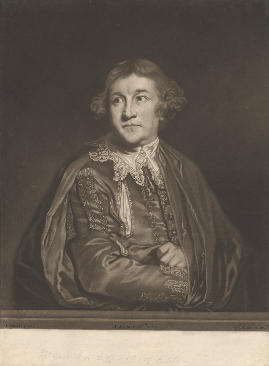 David Garrick a Kitely karakterében alkotó: John Finlayson