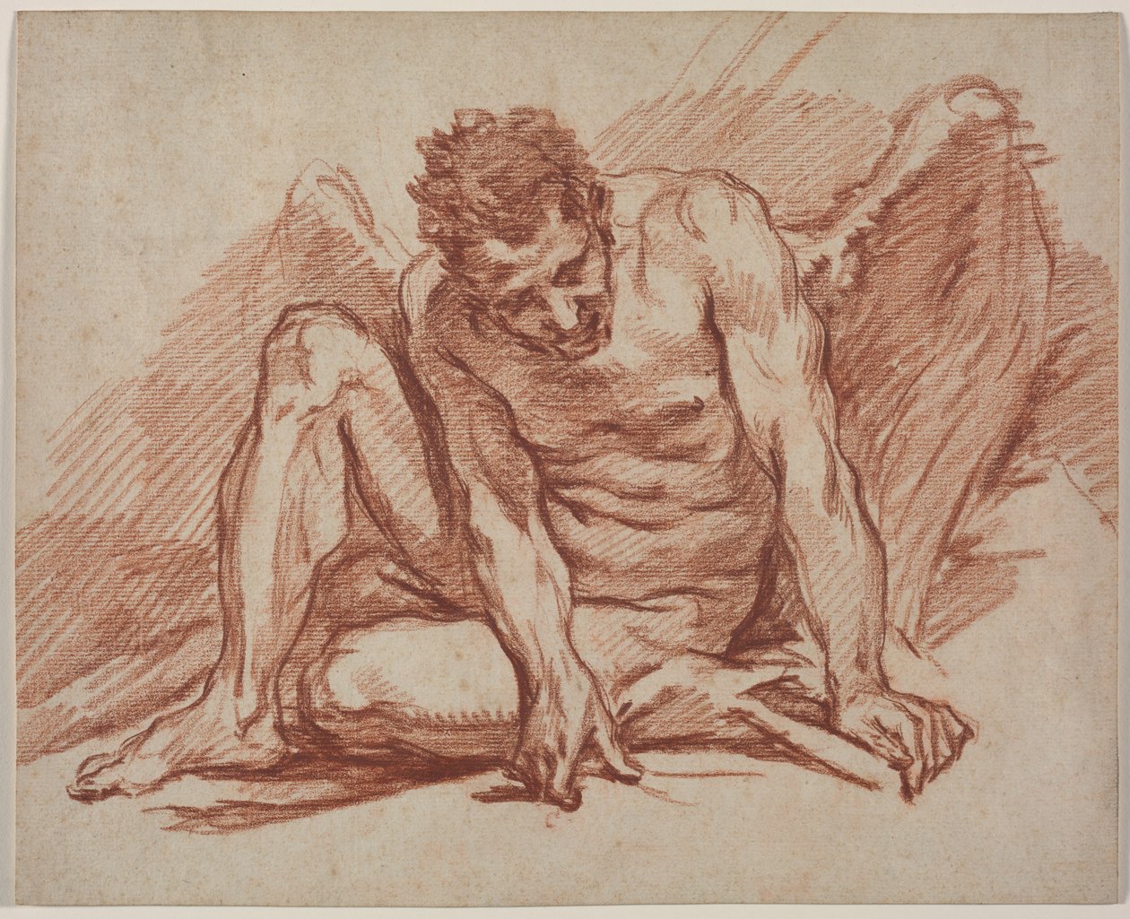 Férfi Akadémia szárnyakkal alkotó: John Flaxman
