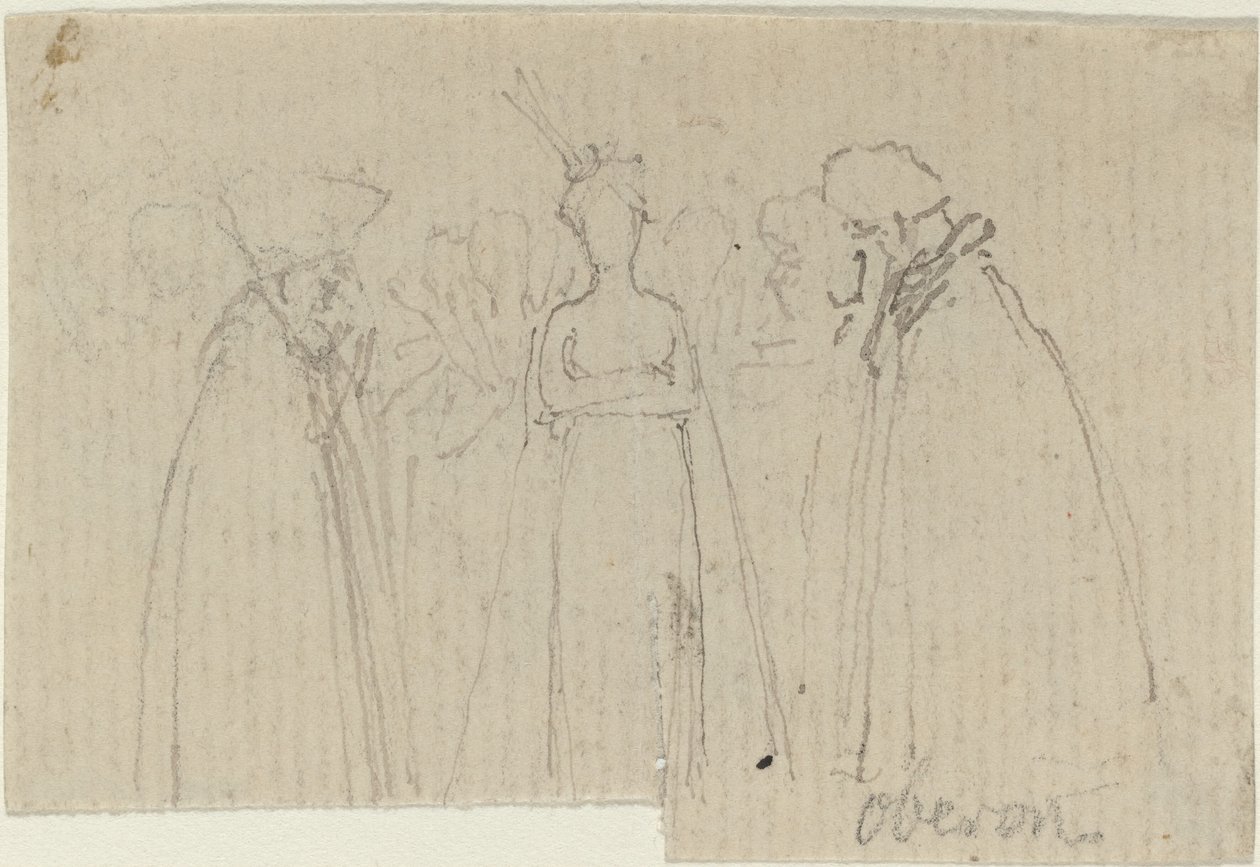 Tanulmányi lap [recto and verso] alkotó: John Flaxman