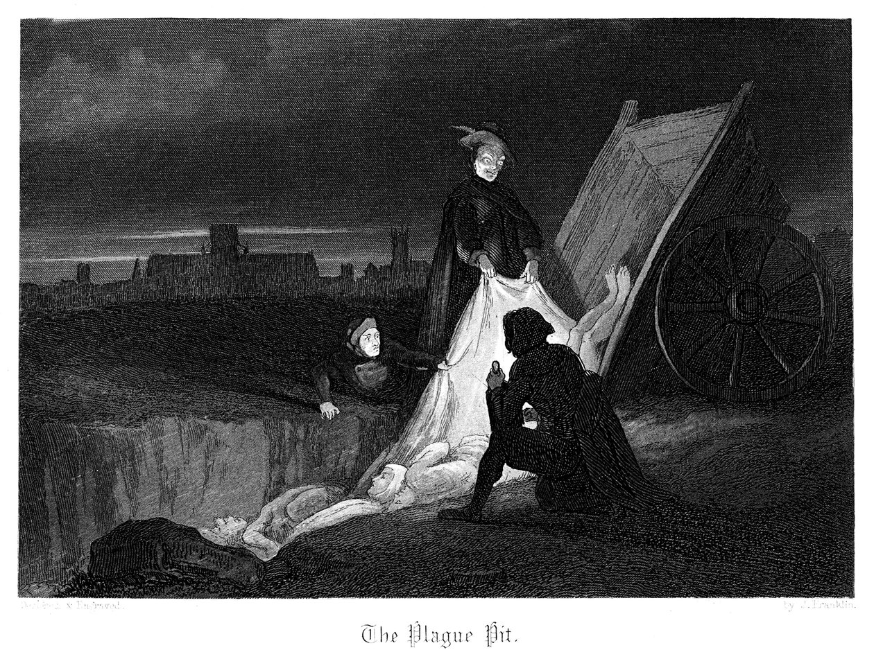 A pestisgödör, 1855 alkotó: John Franklin