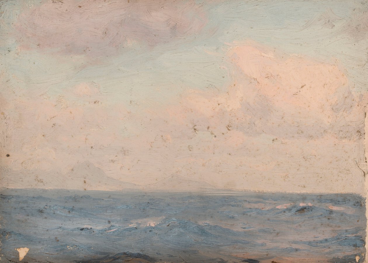 Tengeri táj, 1900 körül (olaj, vászon) alkotó: John Fraser