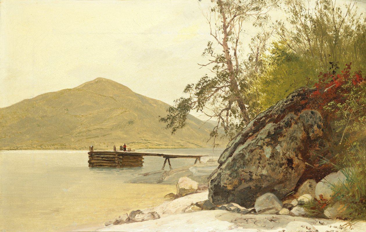 Leszállás a Sabbath Day Pointban alkotó: John Frederick Kensett
