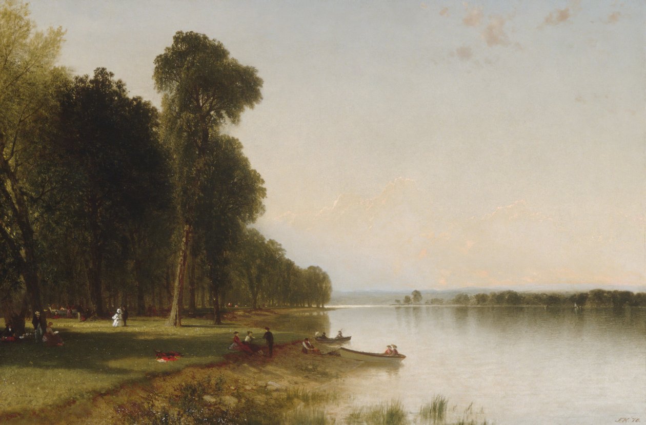 Nyári nap a Conesus tavon, 1870. alkotó: John Frederick Kensett