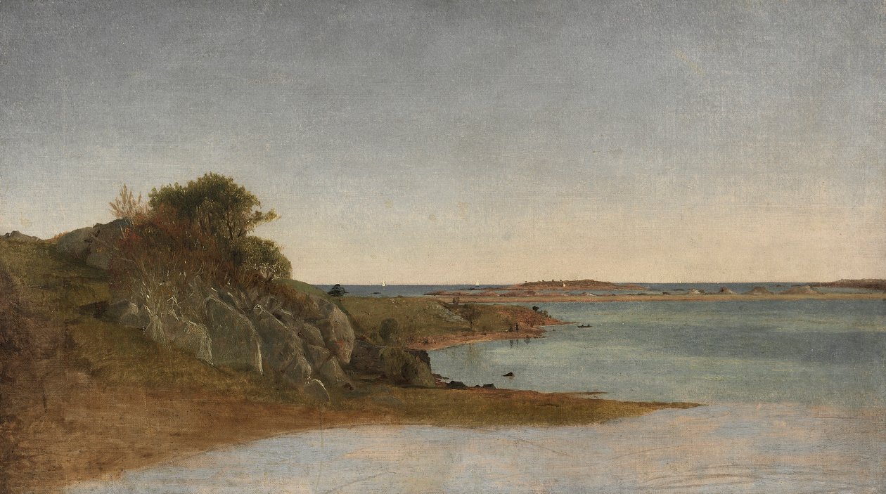 Kilátás Newport közelében, 1860-as évek. alkotó: John Frederick Kensett