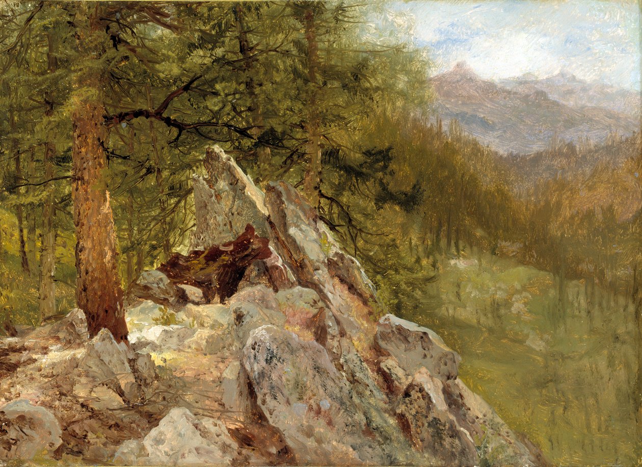 Nyugati táj, 1870. alkotó: John Frederick Kensett