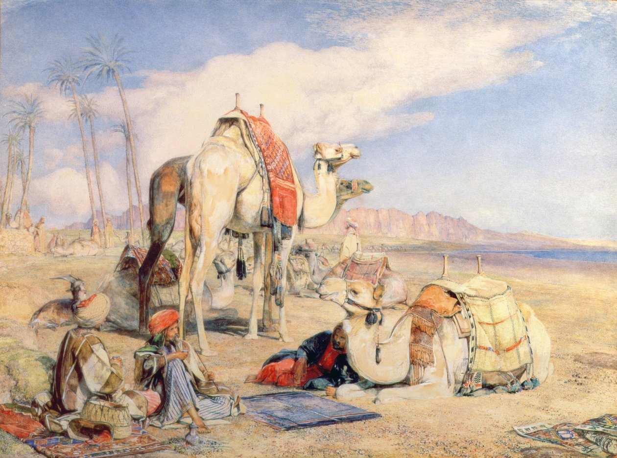 Megállás a sivatagban alkotó: John Frederick Lewis