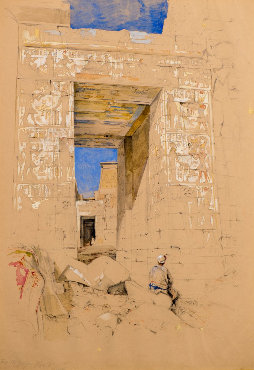 A Philae Propylon része alkotó: John Frederick Lewis
