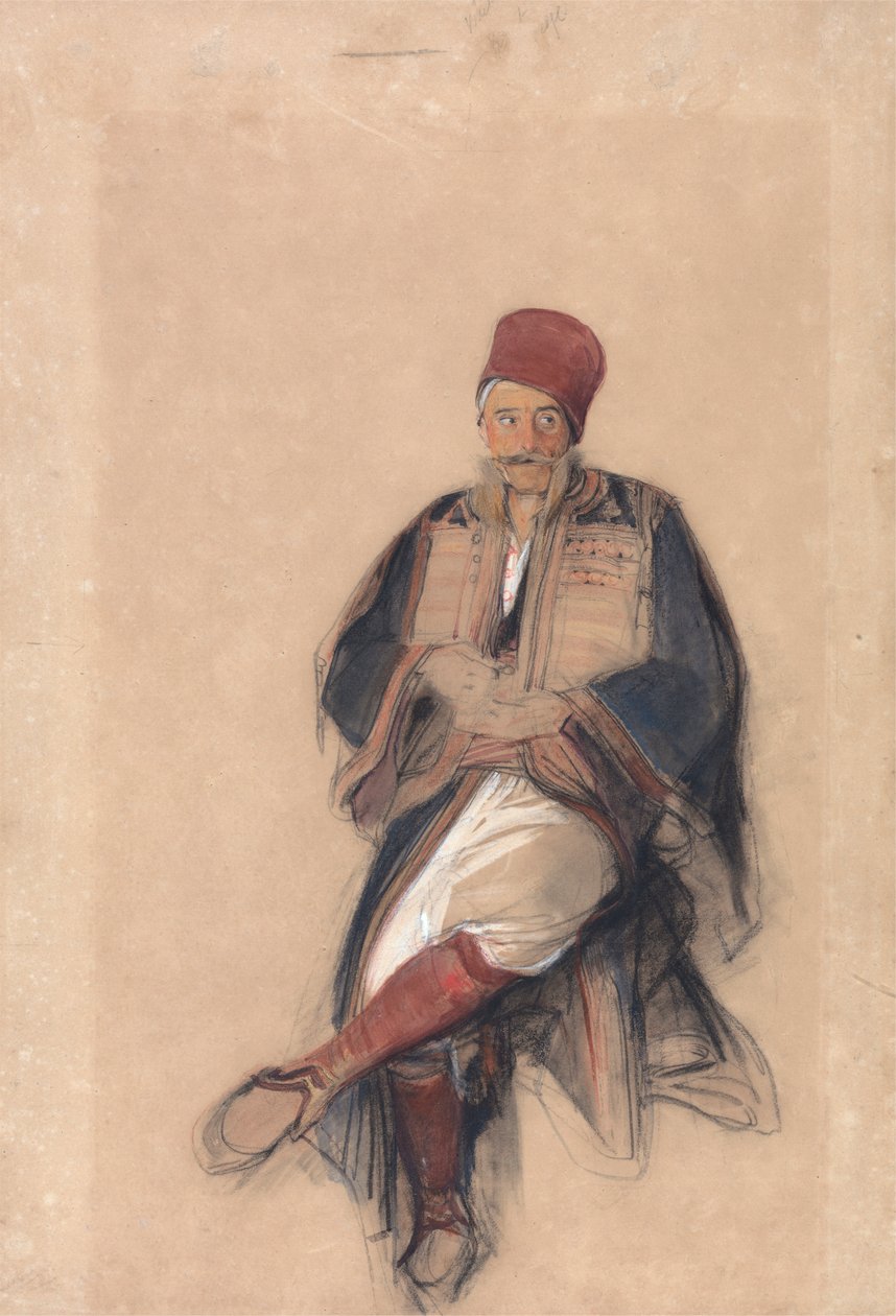 Ülő török alkotó: John Frederick Lewis