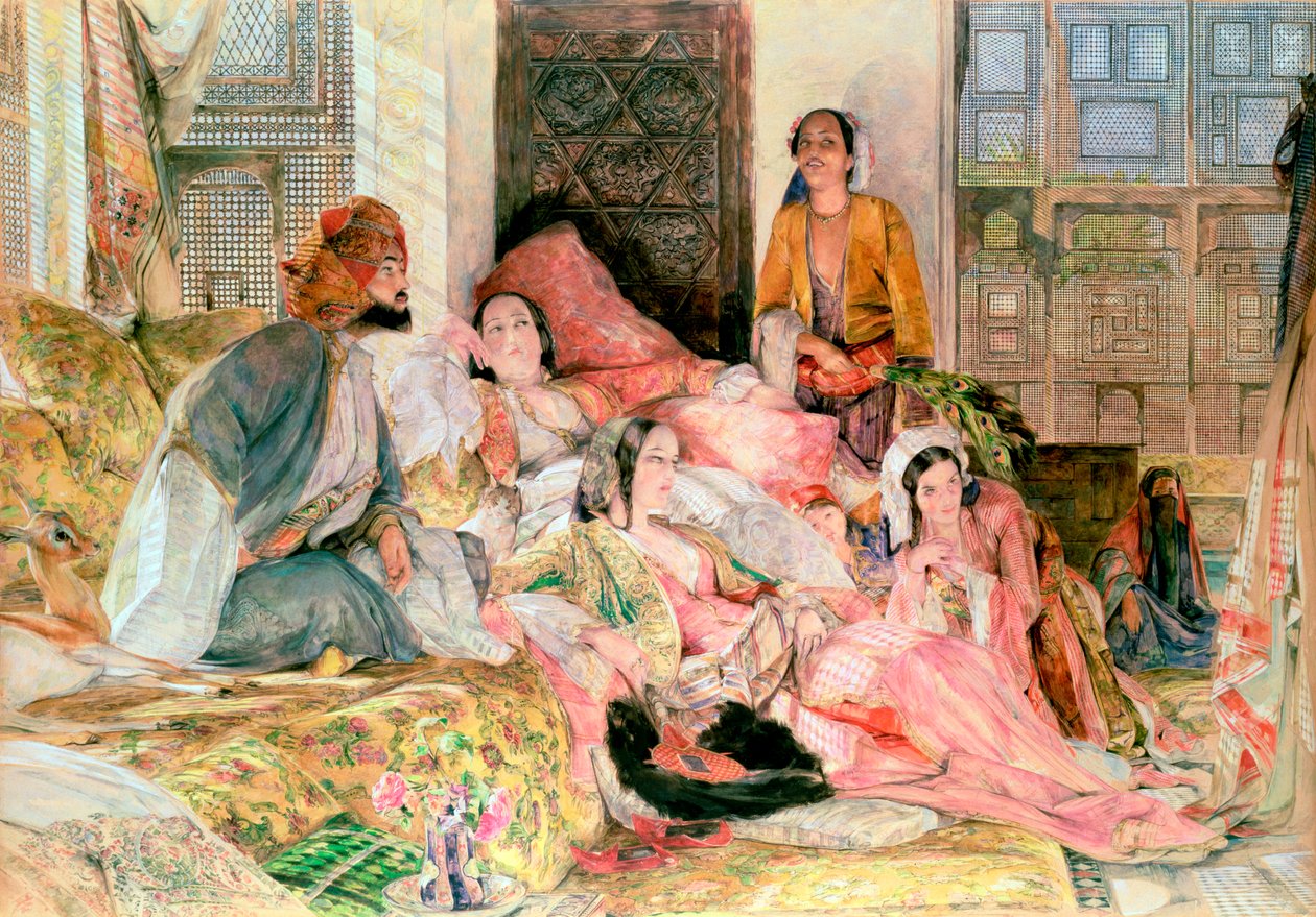 "A hárem", 1850 alkotó: John Frederick Lewis