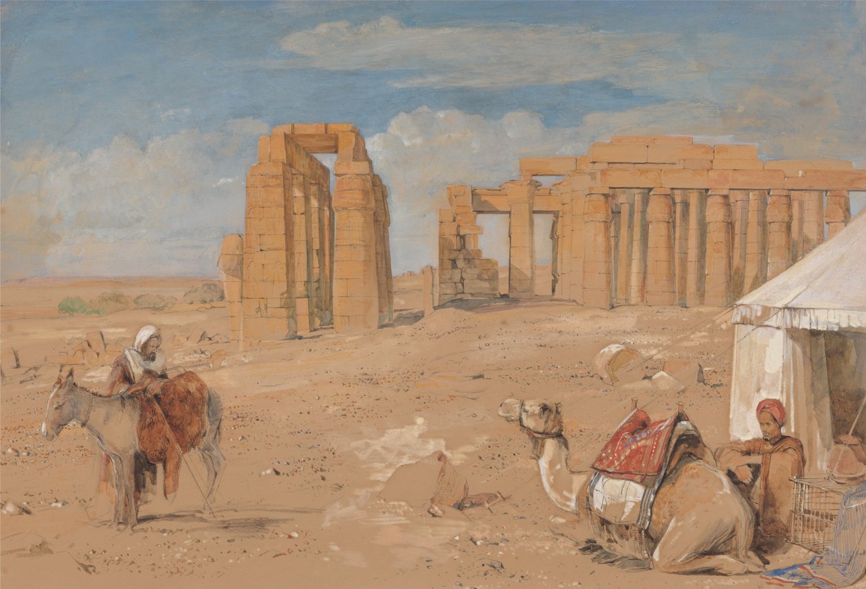 A thébai Ramesseum alkotó: John Frederick Lewis