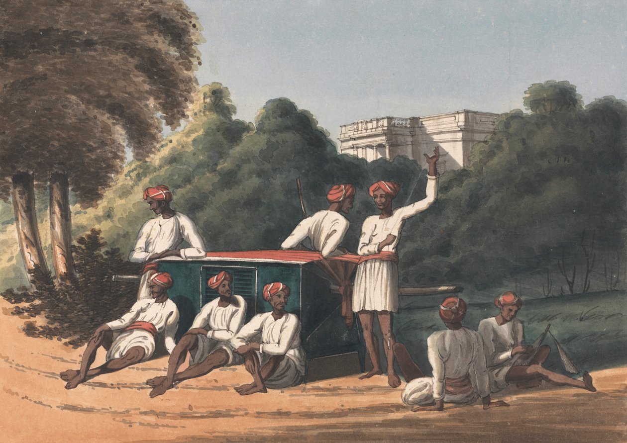 Palankeen Bearers alkotó: John Gantz