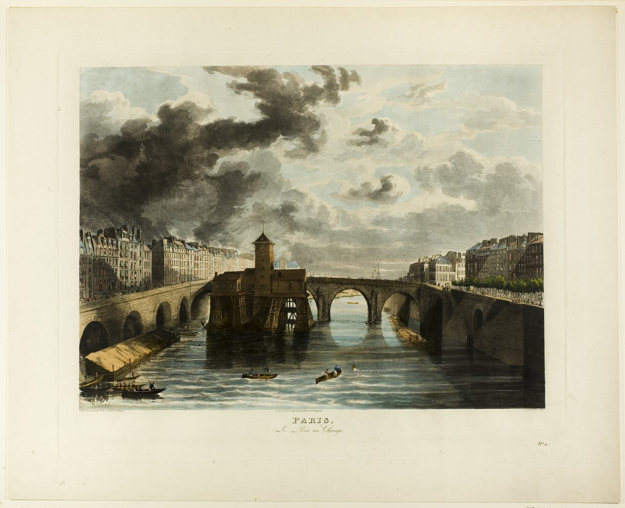 Párizs, a Pont-au-Change alkotó: John Gendall
