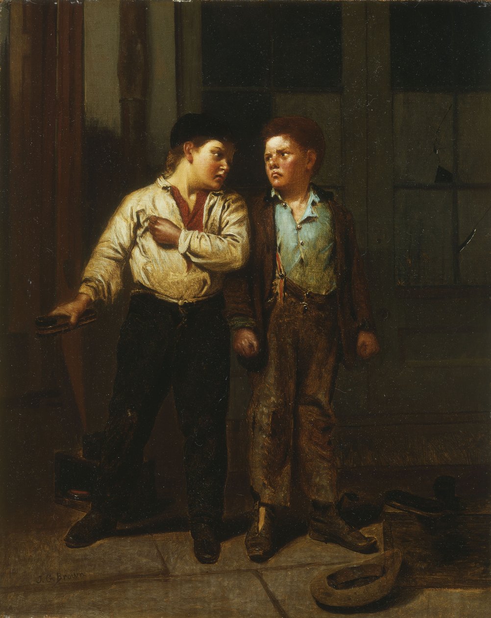 vita a területről, alkotó: John George Brown
