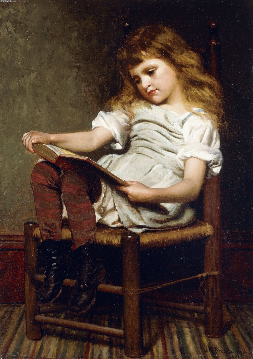 Egy szabadidő, 1881 alkotó: John George Brown
