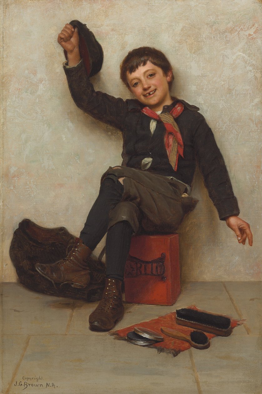 Rendben, 1897 körül alkotó: John George Brown