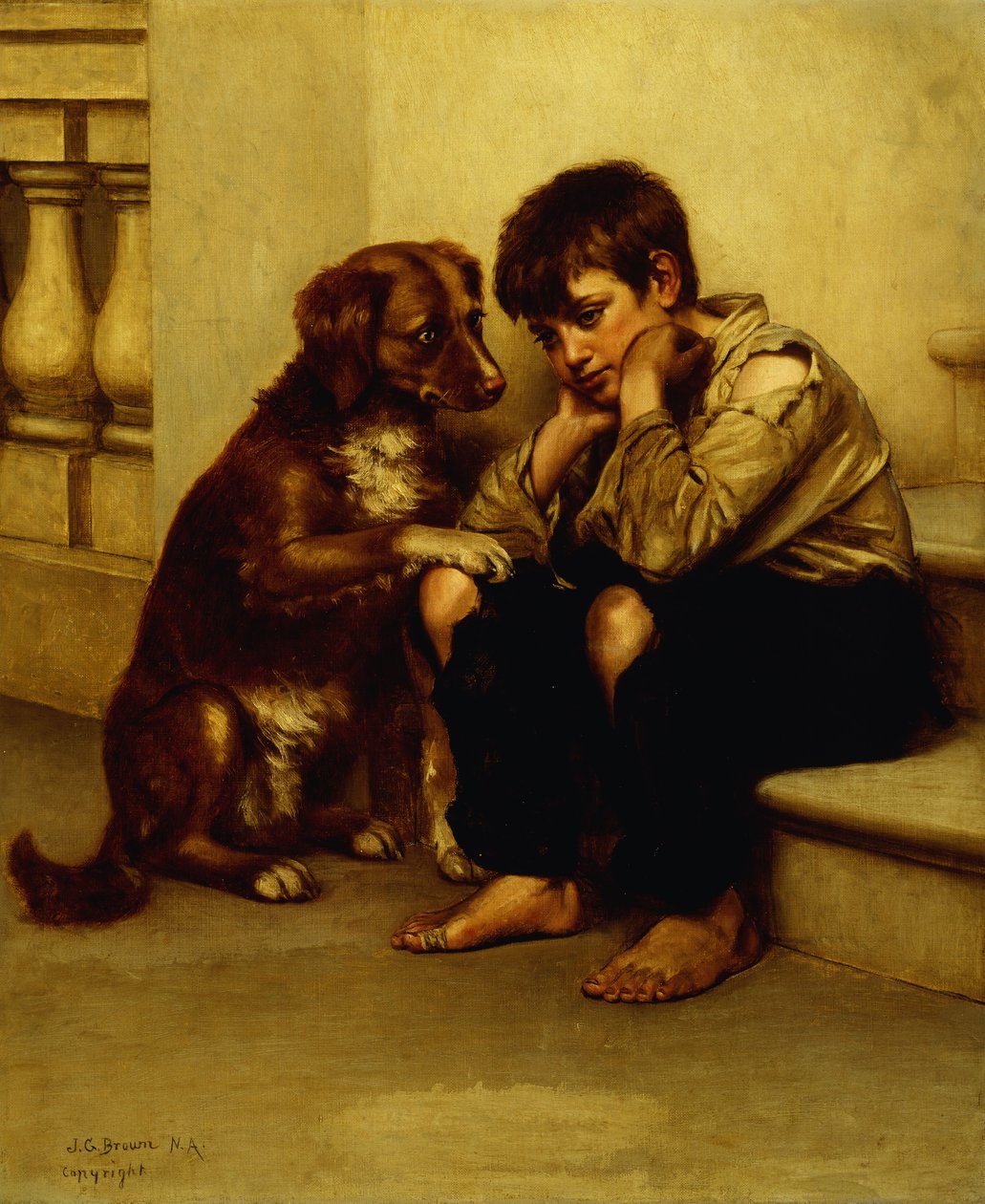 Legjobb barátok, alkotó: John George Brown