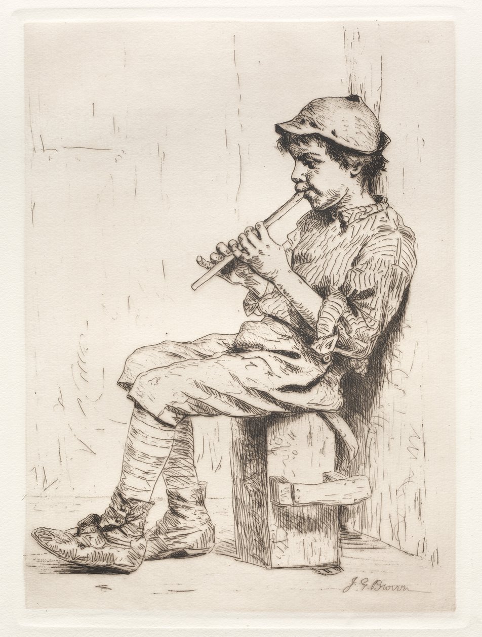 Üzlet elhanyagolt. alkotó: John George Brown