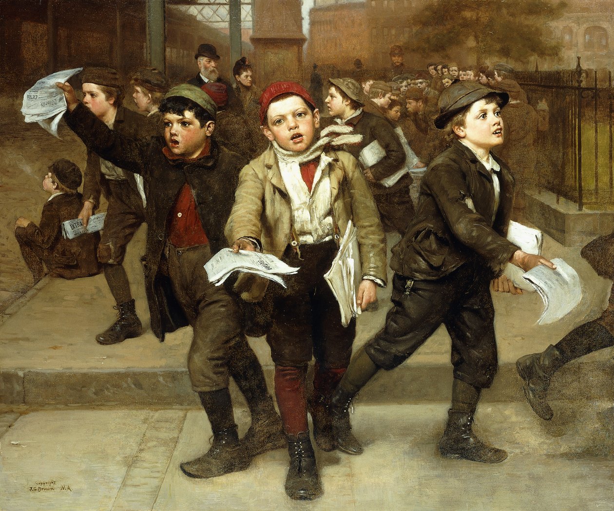 Külön, alkotó: John George Brown