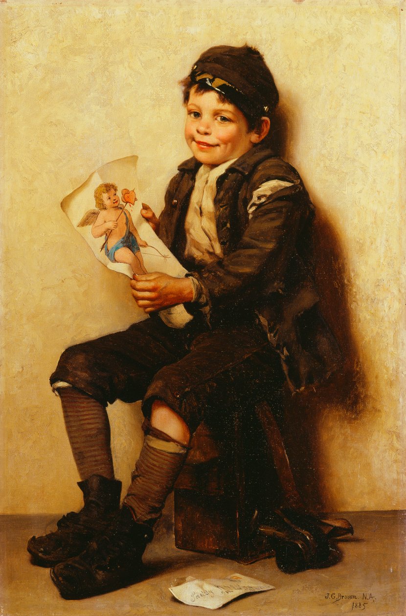Paddy Valentine, 1885 alkotó: John George Brown