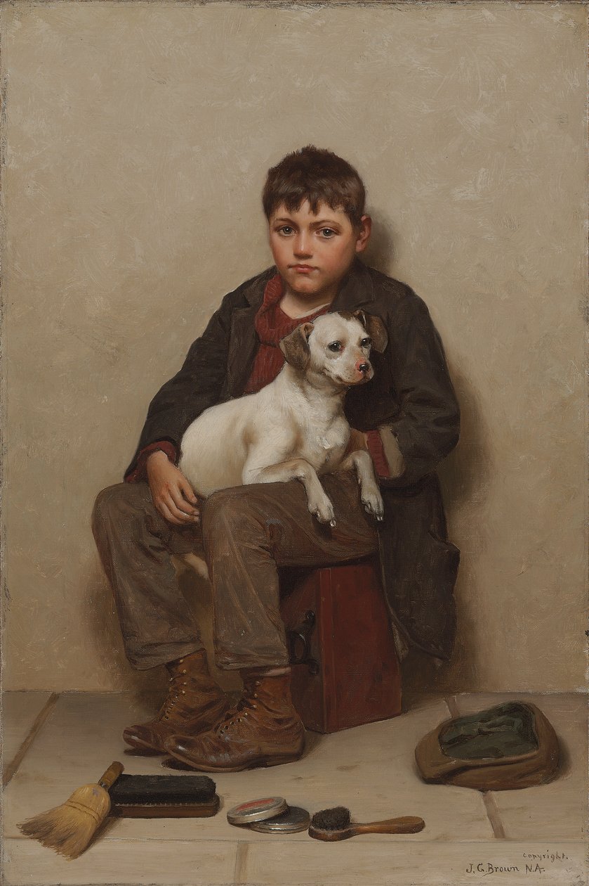 Igaz barátok, 1900 alkotó: John George Brown