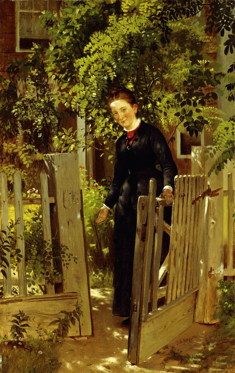 Besétál, alkotó: John George Brown