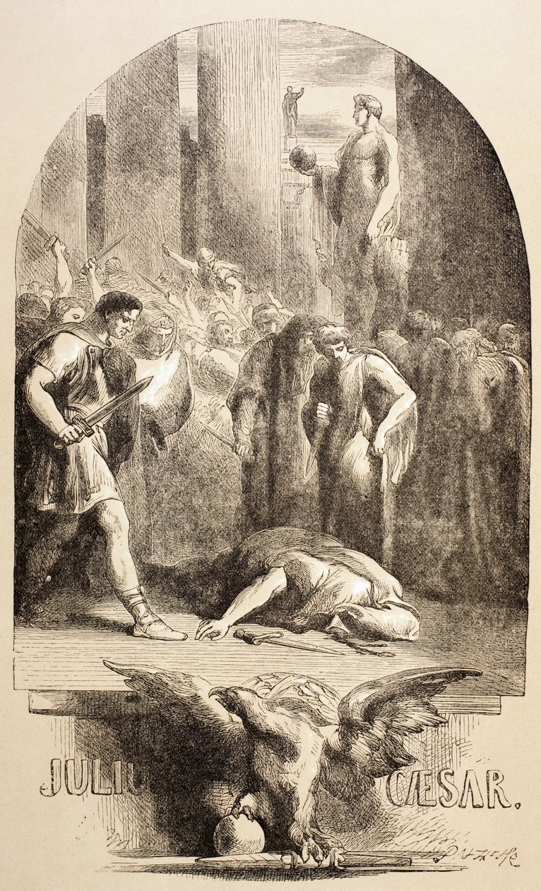 Julius Caesar, 1890 alkotó: John Gilbert