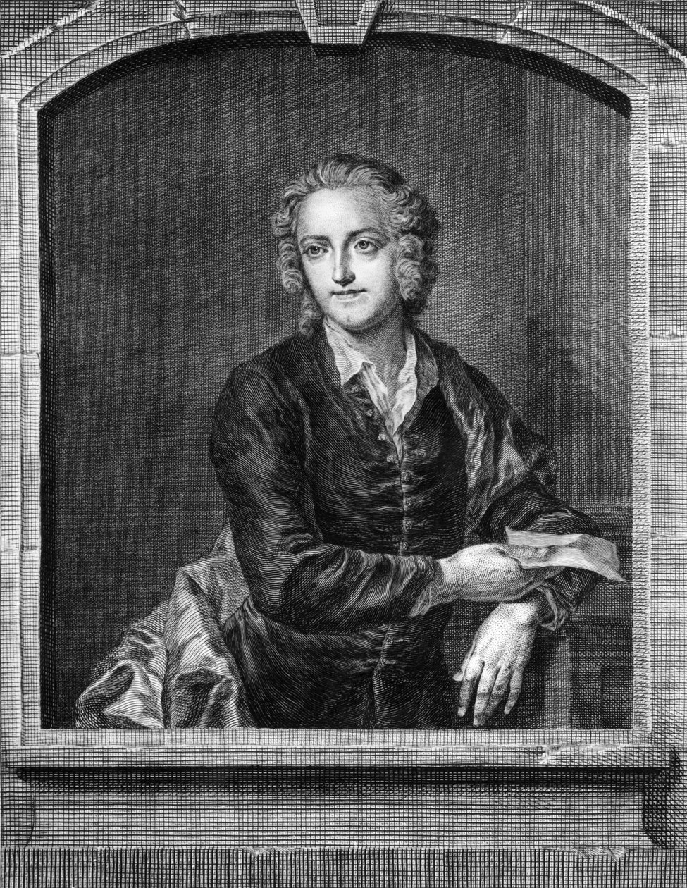 Thomas Gray (1716-71) portréja alkotó: John Giles Burckhardt