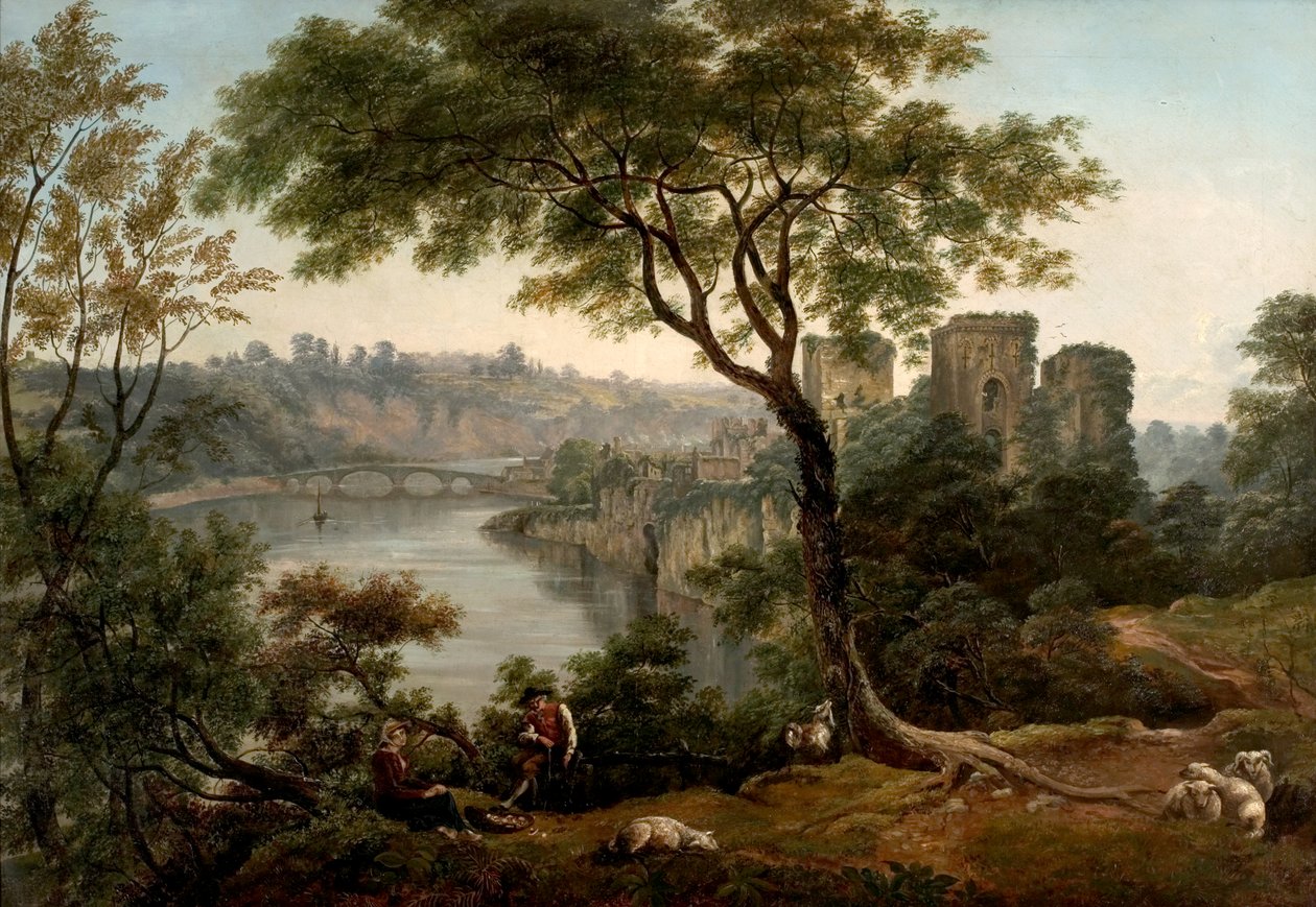 Chepstow kastély, Monmouthshire alkotó: John Glover