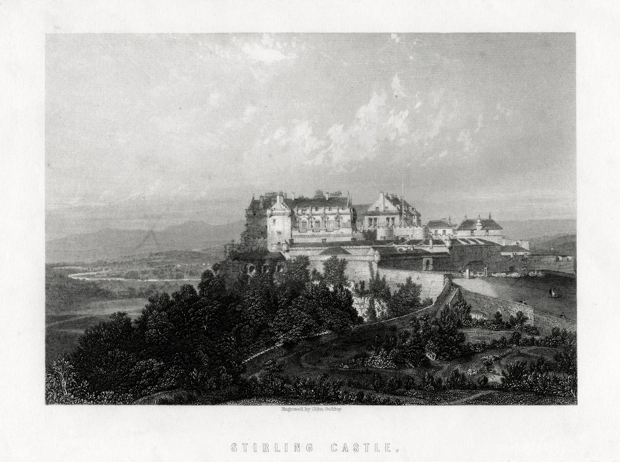 Stirling-kastély, Skócia, 1883. alkotó: John Godfrey