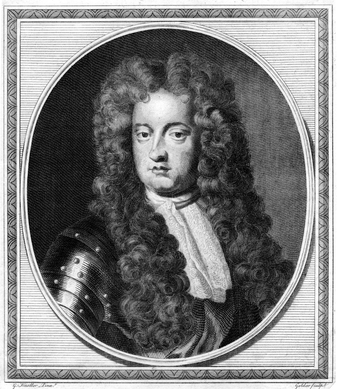 György, Dánia hercege, 18. század. alkotó: John Goldar