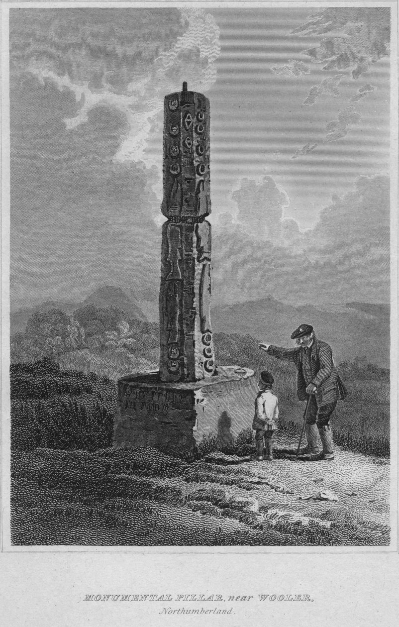 Monumental Pillar, Wooler közelében, Northumberlandban, 1814 alkotó: John Greig