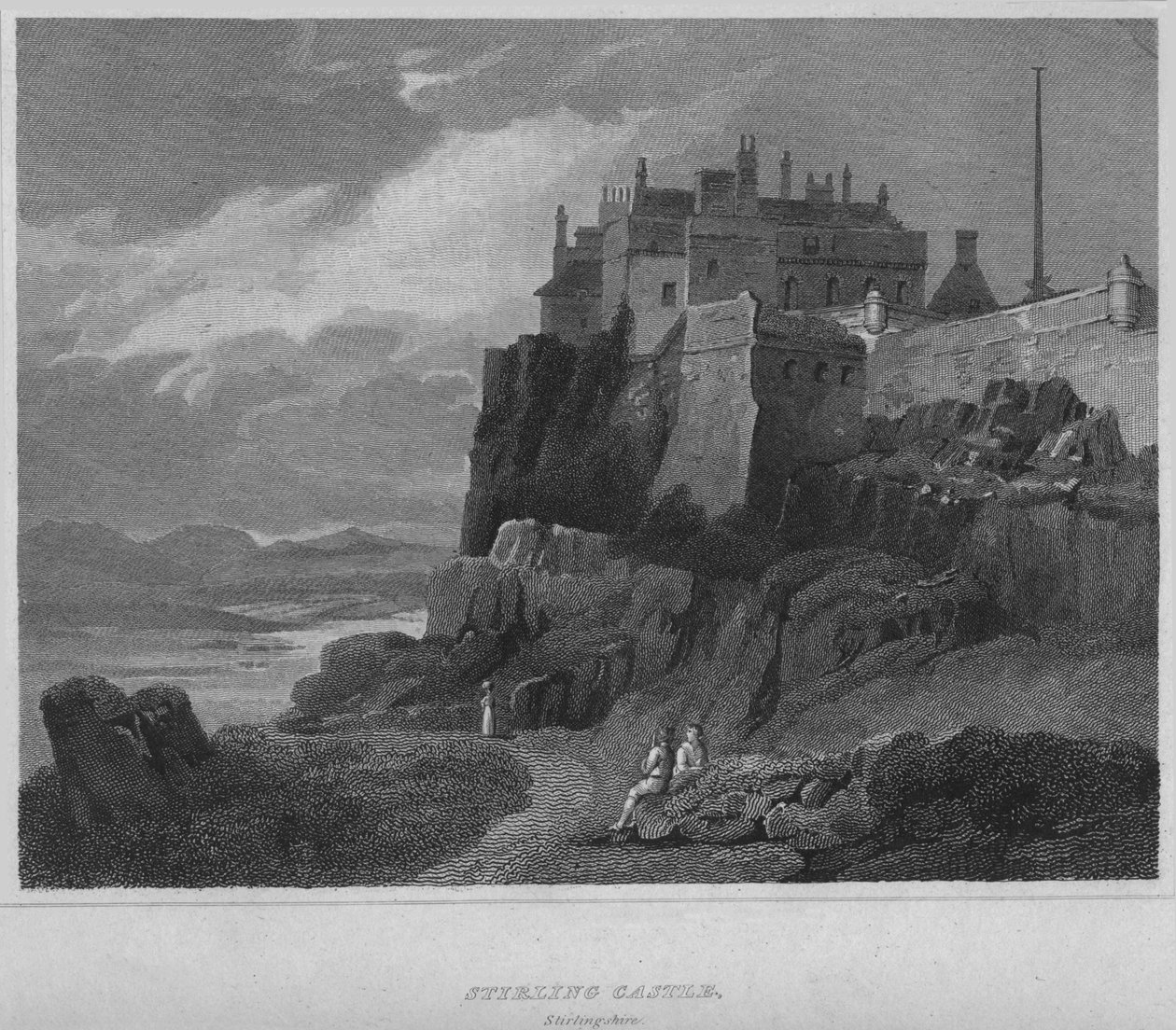Stirling-kastély, Stirlingshire, 1814 alkotó: John Greig