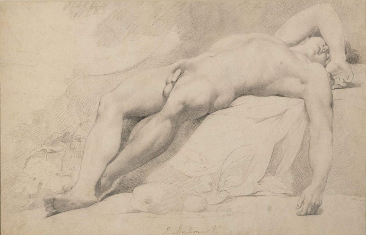 Egy Akadémia (grafit papíron) alkotó: John Hamilton Mortimer