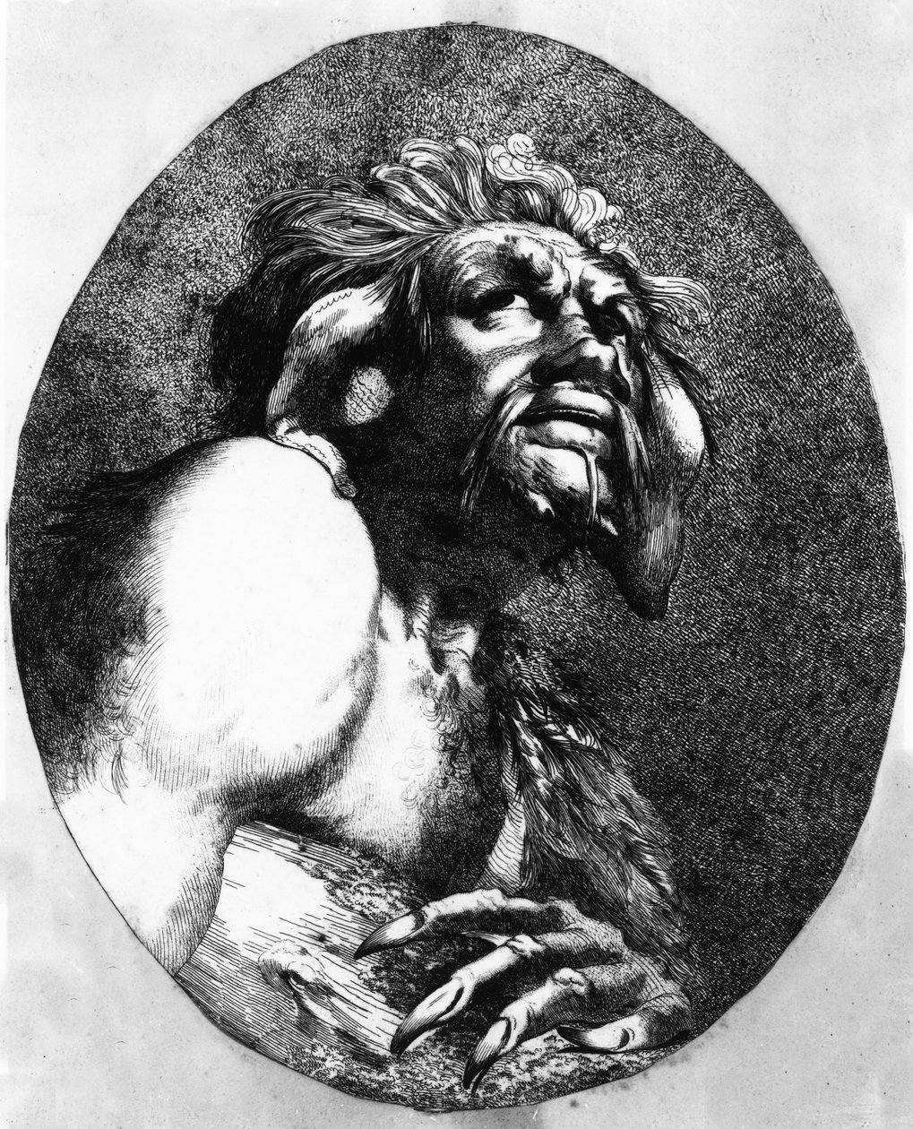 Caliban, A viharból, 1776 alkotó: John Hamilton Mortimer