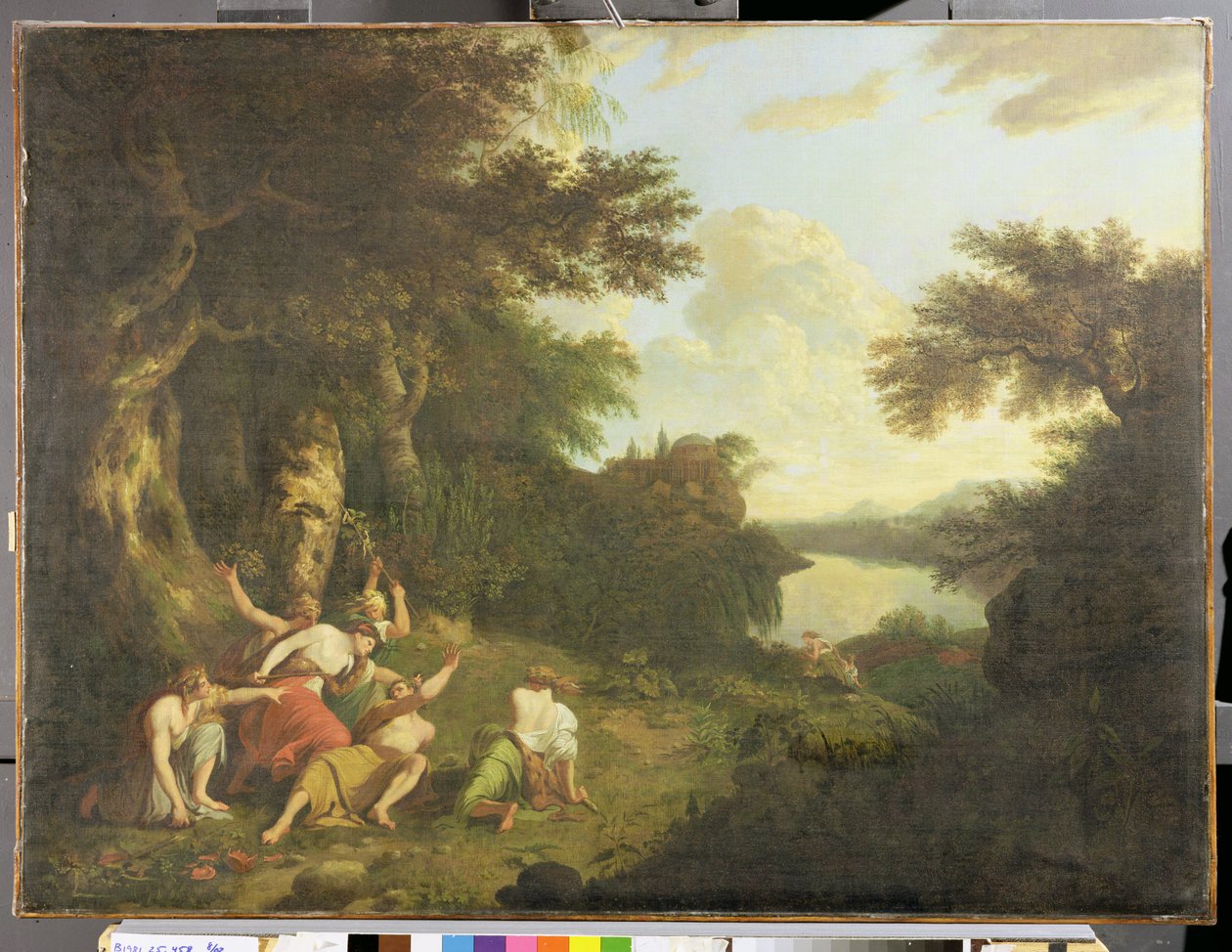 Orpheus halála, 1770 körül alkotó: John Hamilton Mortimer