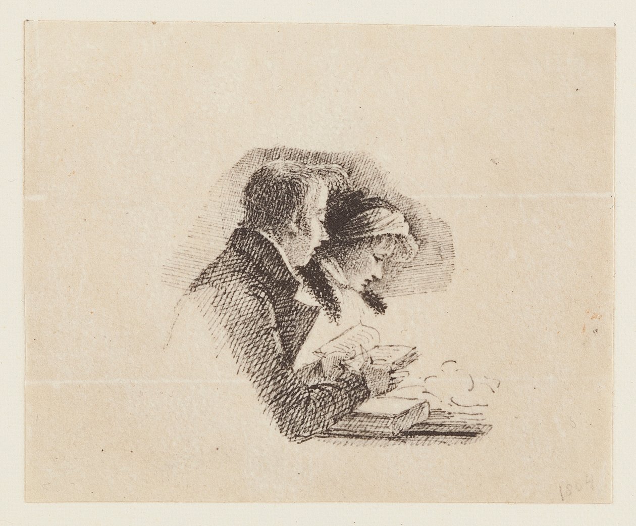 Charles és Sophia Lloyd, 1804 alkotó: John Harden