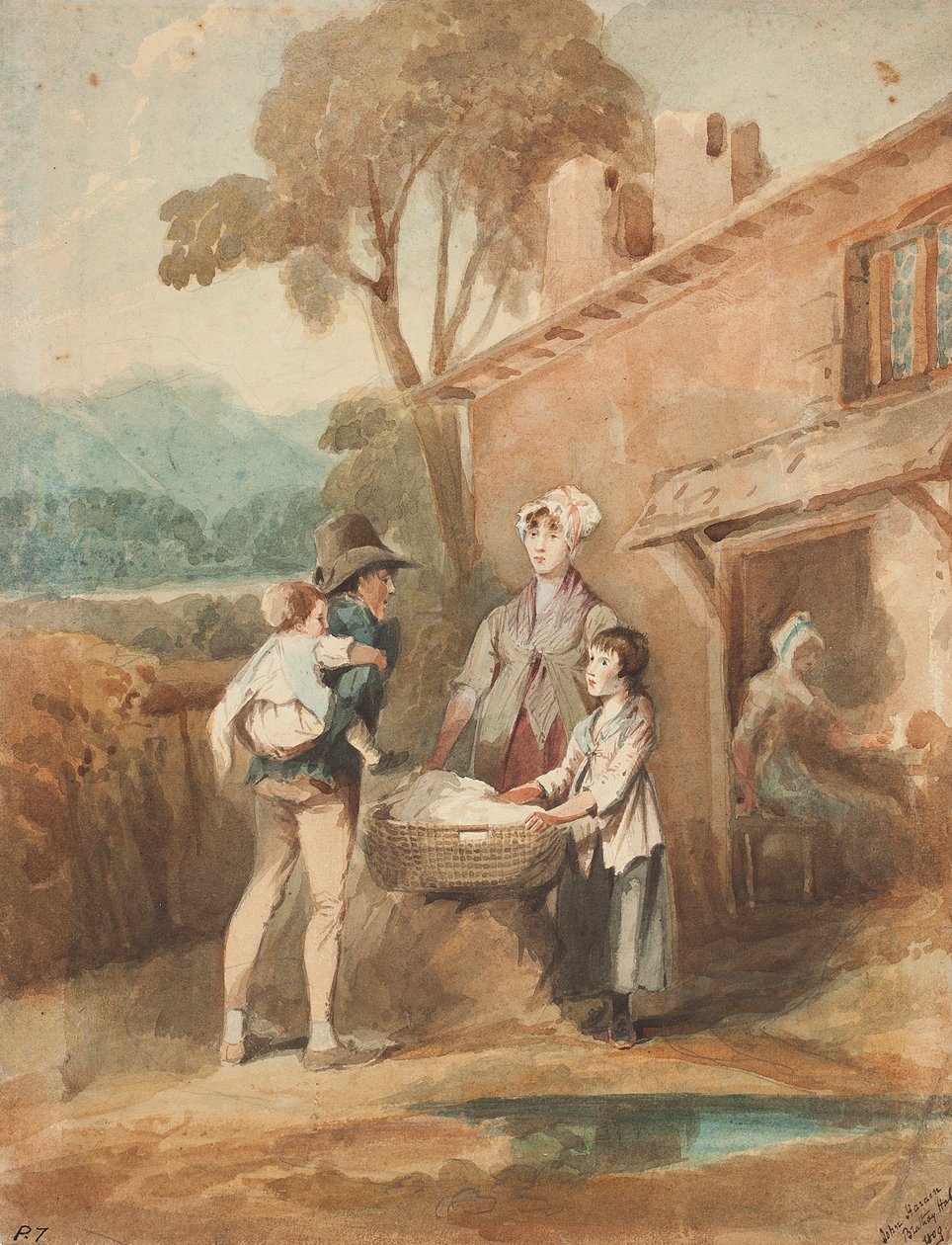 Mosoda, 1809 (wc papíron) alkotó: John Harden