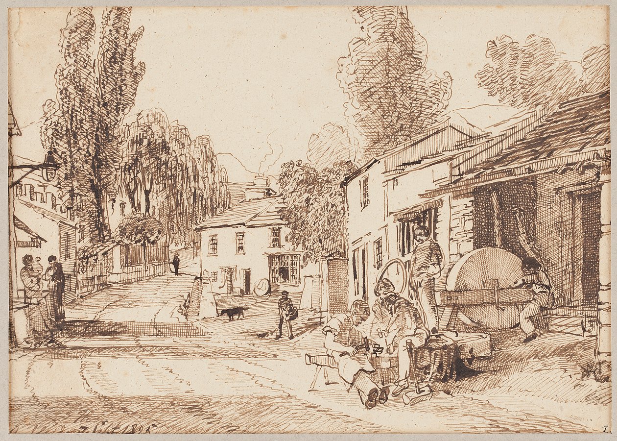 Piactér, 1825 alkotó: John Harden