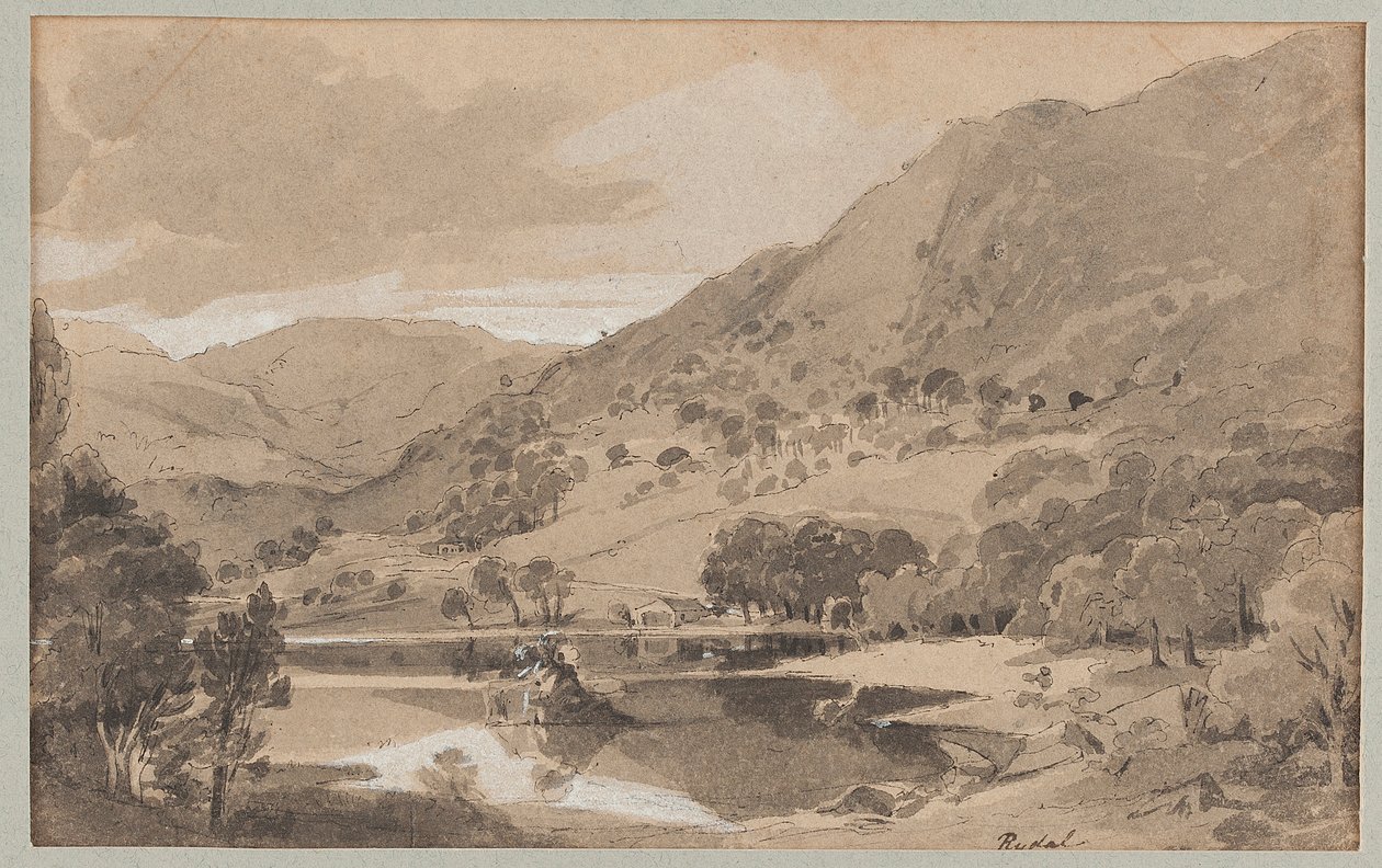Rydal, 1812 (wc papíron) alkotó: John Harden