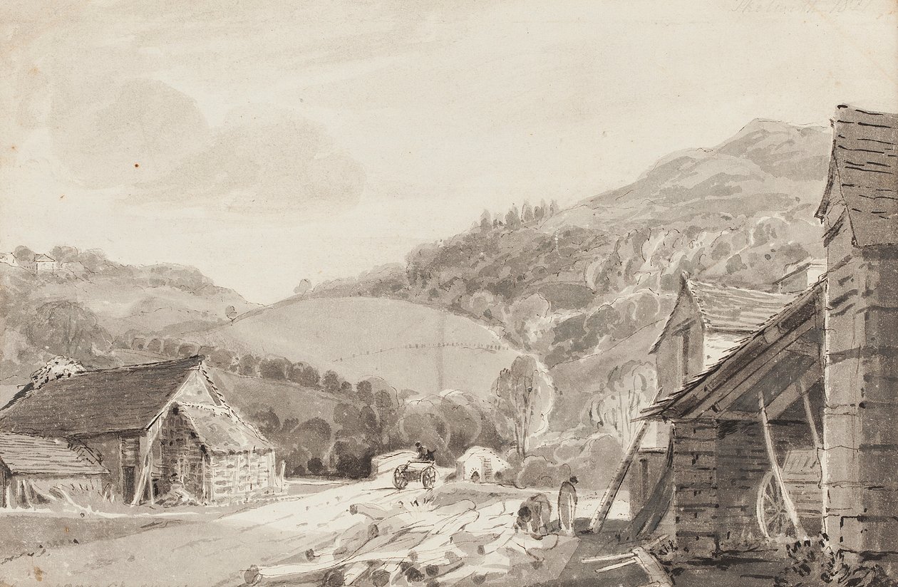 Skelwith, 1821 (wc papíron) alkotó: John Harden