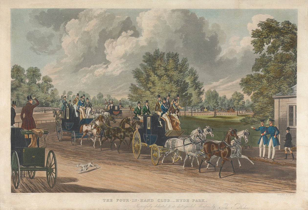 A Four-in-Hand Club, Hyde Park alkotó: John Harris