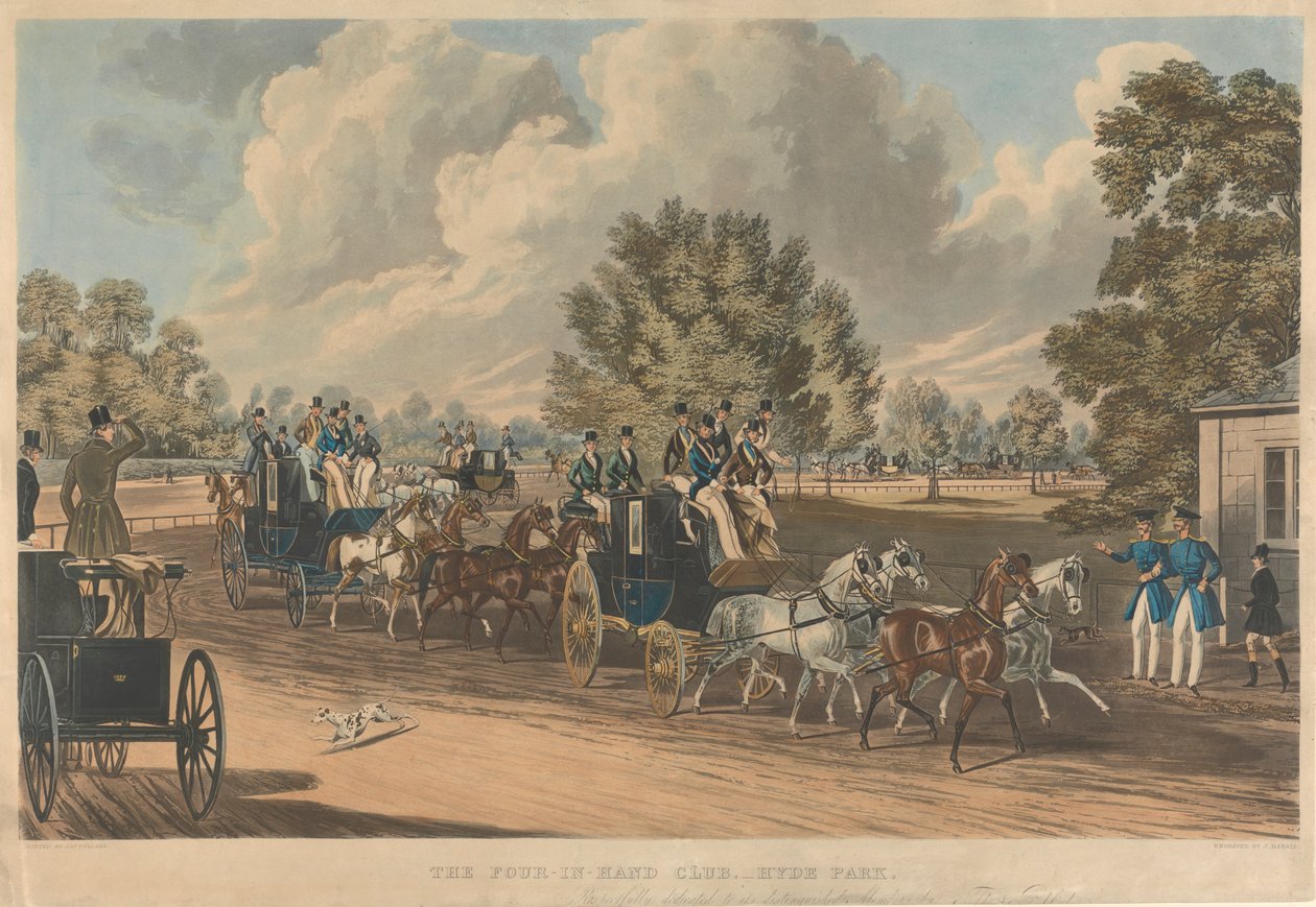 A Four-in- Hunt Club-Hyde Park. alkotó: John Harris