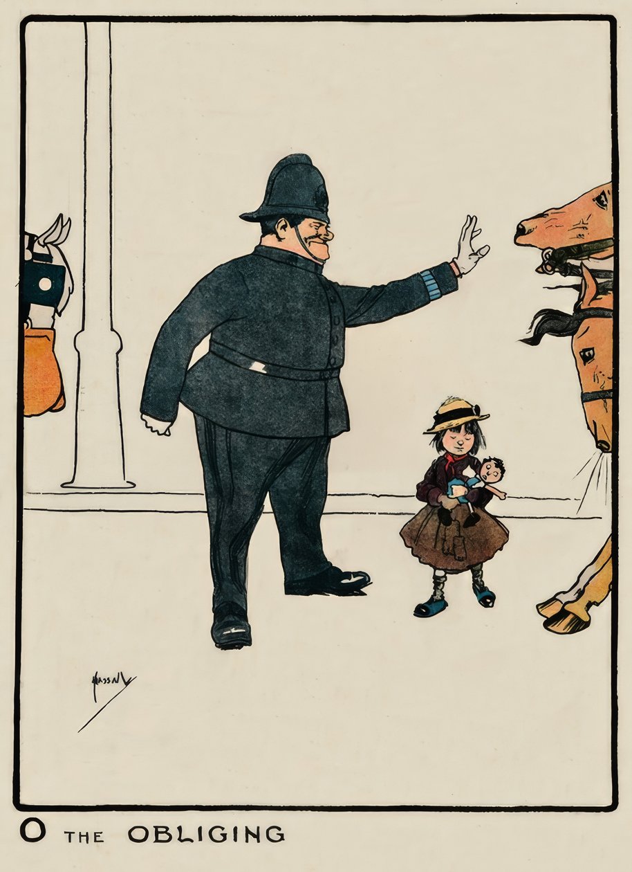 Ó, a kötelességtudó / J. Hassall / Rajz, 1903 alkotó: John Hassall